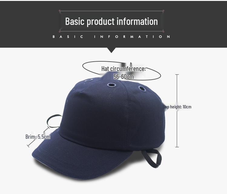 Дышащая Легкая Ударопрочная Защитная Каска с Возможностью Вышивки