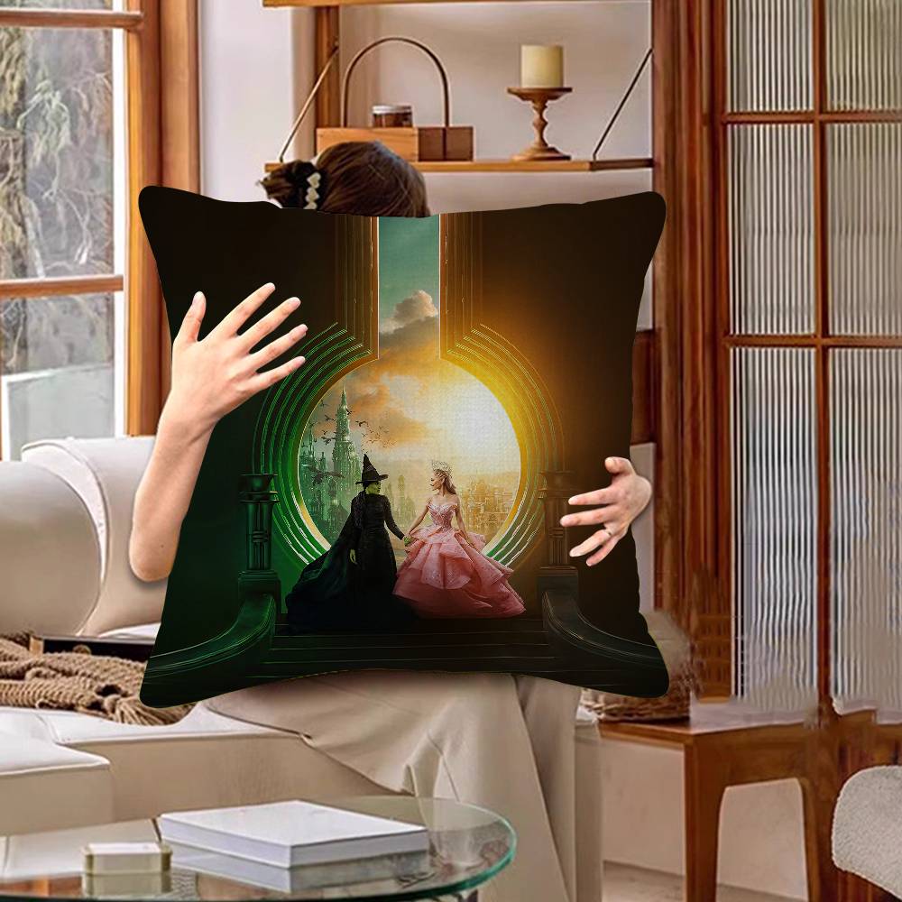 Fantasy Film WWicked Personalized Picture Text Home Decorative Pillows Household Gifts 45x45cm