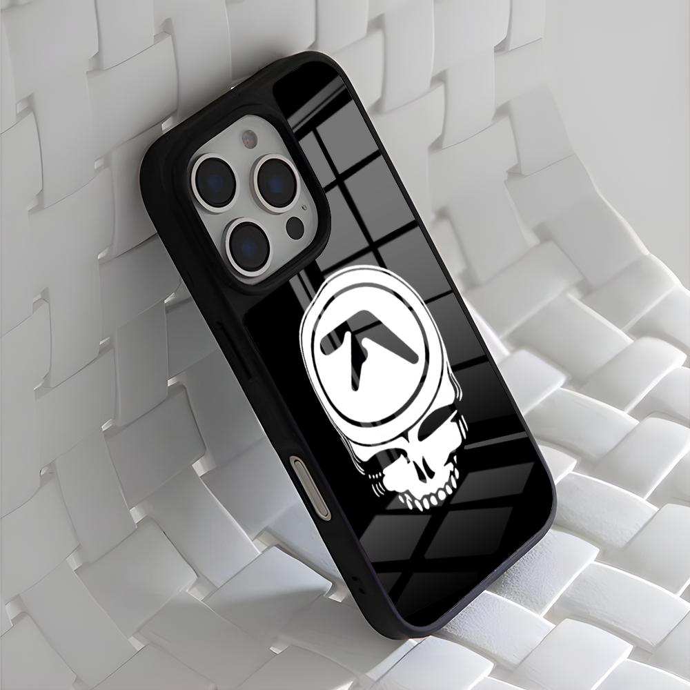 Чехол для телефона с логотипом Aphex Twin Для iPhone 17 Air 16 15 14 13 12 11 Pro Max Mini Fundas Чехол PC+TPU