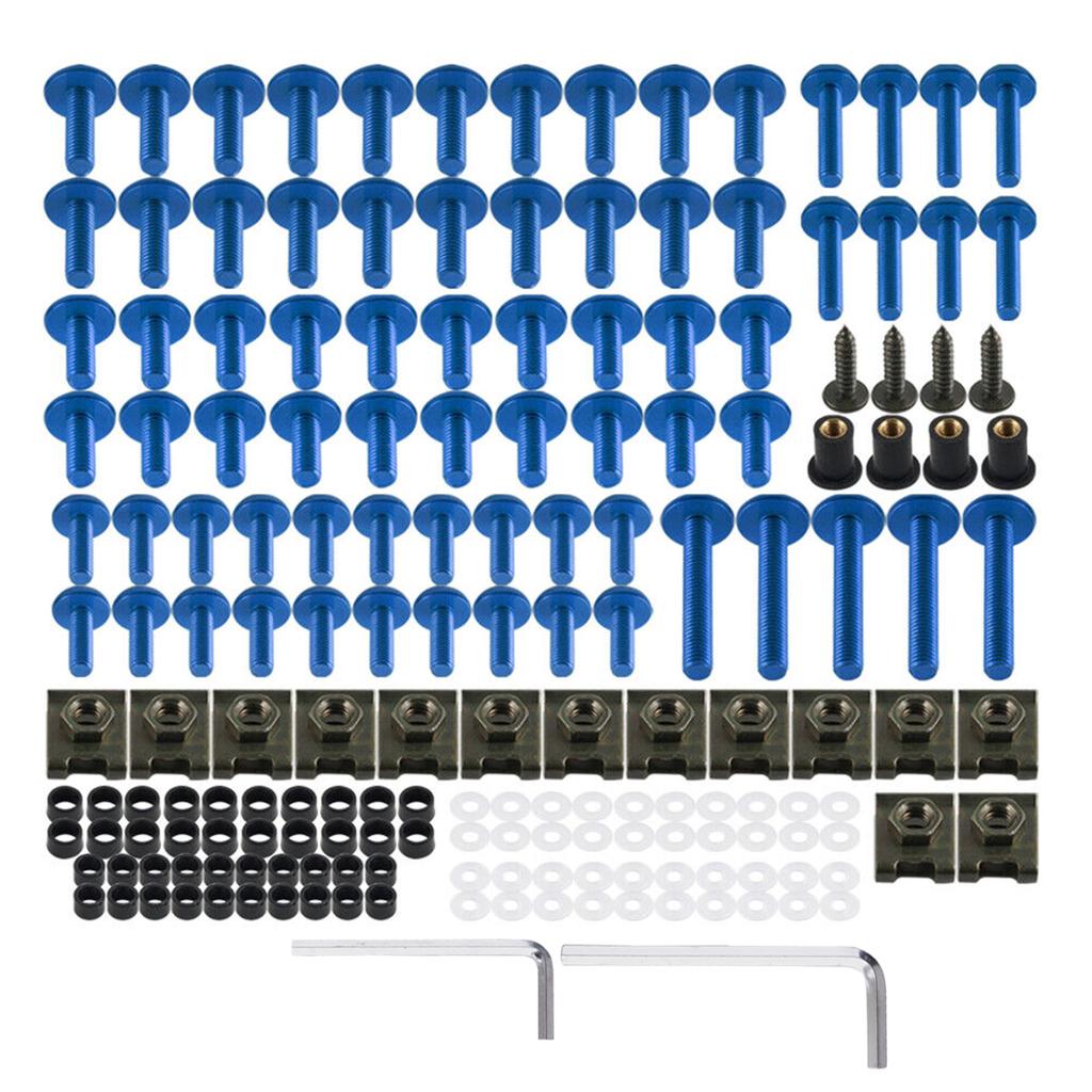 Fairing Bolts Kit Fit for Kawasaki Ninja EX 250 250R 300 400 500 500R 1986-2017 2018 2019 Black/ Red/Blue/Gold/Silver/Green