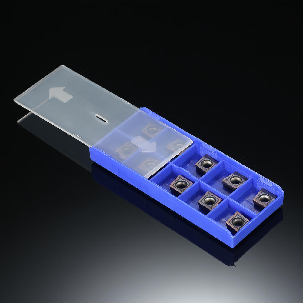 10pcs Box CCMT09T304 VP15TF Carbide Inserts CCMT 09 T3 CCMT32.51 Insert Lathe Blades Milling Turning Tool