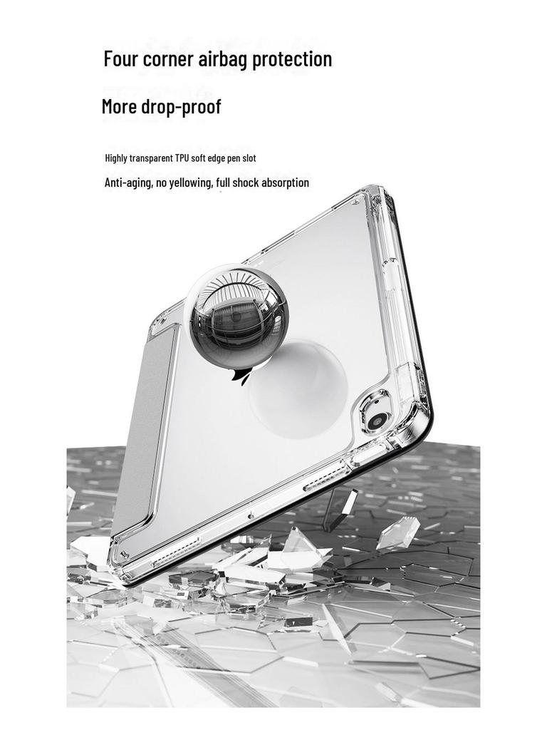 Защитный чехол, устойчивый к изгибу, для 11-дюймового Apple iPad Pro - 10.2 прозрачный акриловый чехол для планшета