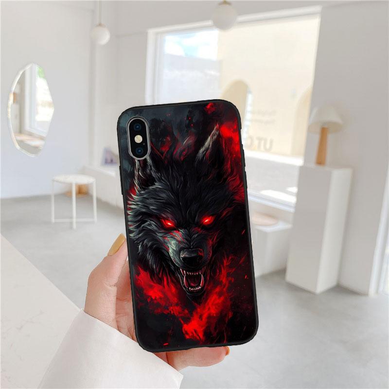 LO7 Animal Wolf Soft Shell Phone Case for Samsung Galaxy Note 10 20 S23 S24 S25 Ultra FE Plus Edge Lite A02S A35 A07 A17