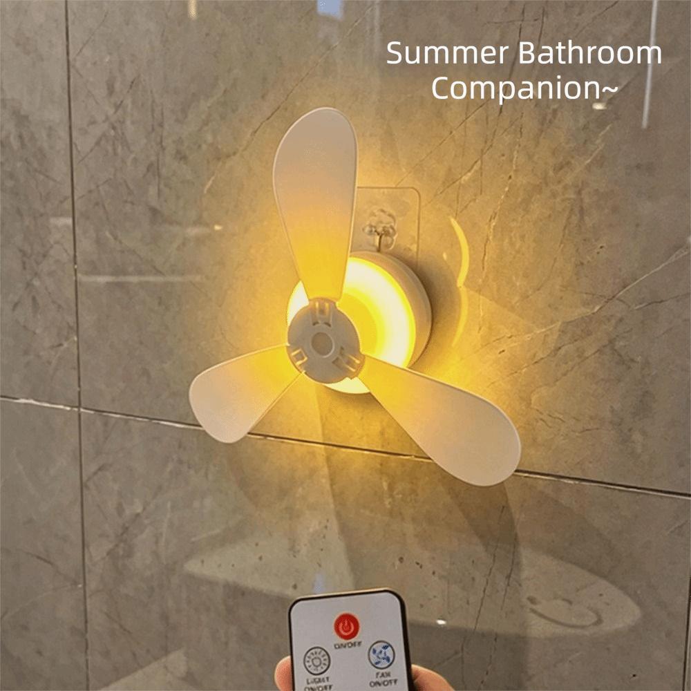 No Punching Small Fan Small Toilet Cooling Fan Artifact Toilet Small Fan Squatting Pit