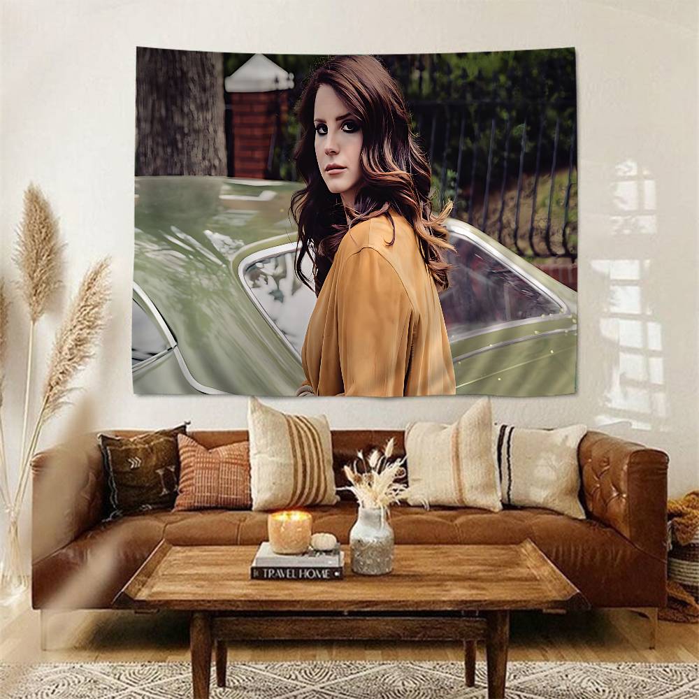 LLana Del Rey Music Character Album Hanging Bohemian Tapestry Bohemian Wall Tapestries Mandala Cheap Hippie Wall Hanging