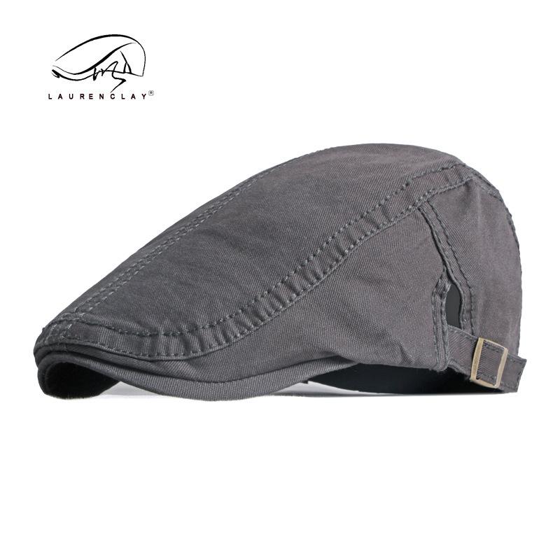 Simple light board cap men's cotton British retro painter hat casual versatile forward hat women's European and American style