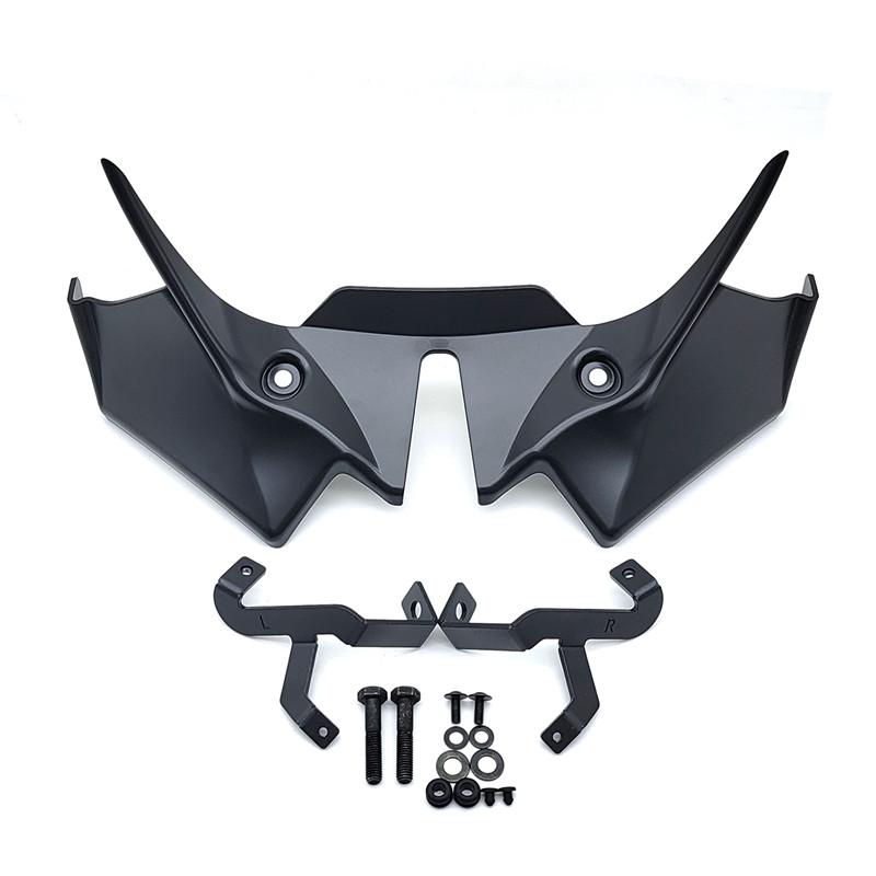 Motorcycle Front Spoiler Fairing Winglet Aerodynamic Wing Cover Trim For Kawasaki Z650 Z 650 z650 2021-2025 23 Spoiler Winglet
