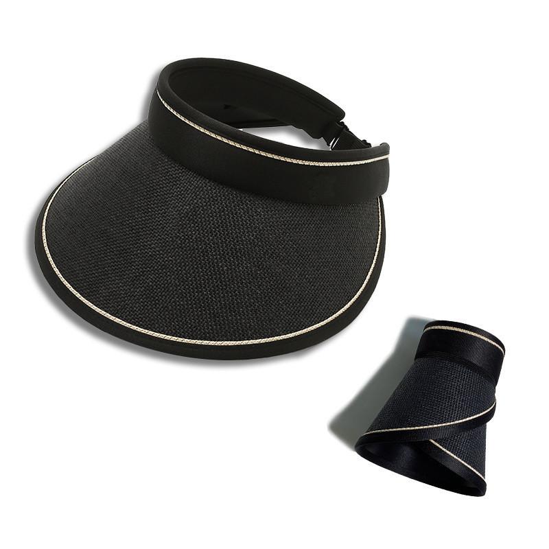 Elegant Brim Wide Sun Hat Women Featuring Foldable Design Outdoor Sunscreen Hat