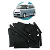 Ruiya Индивидуальный набор резиновых ковриков в карманы дверей для Daihatsu Move Canvas 2022 года, резиновые и 17- peças (LA850S/LA860S) - Противоскользящие коврики,