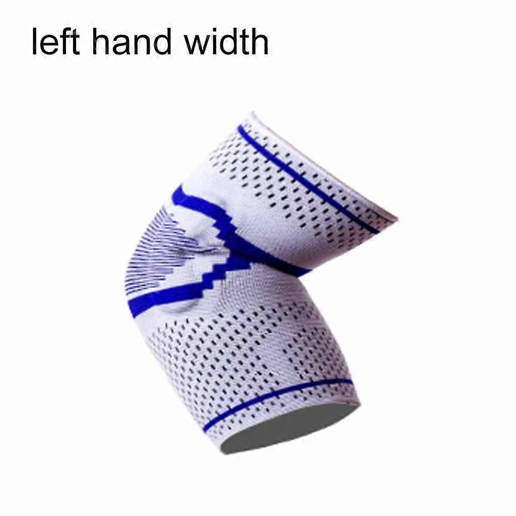 Elbow brace, tendonitis compression brace, men's and women's tennis elbow brace, golf elbow treatment (blue M)