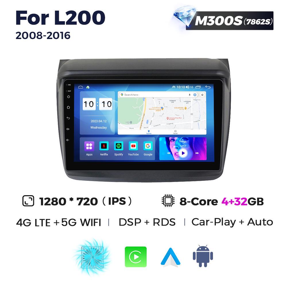 Основная плата Android-навигации Mitsubishi Pajero Sport/L200 с совместимостью с CarPlay