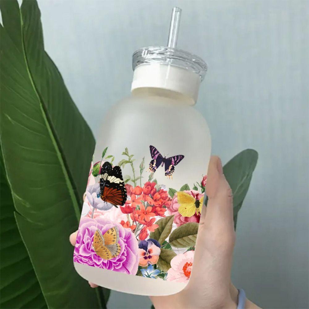 Водонепроницаемые обертывания для чашек 16 унций, натирающие наклейки для чашек, креативные 3D УФ-наклейки для переноса DTF