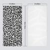 1PC Black and White Cheetah Print Beach Towel, Oversized Leopard Towel for Women, Absorbent Quick Dry Gift Microfiber Pool Towel