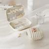 Portable Mini Pill Box Outdoor Travel Compartment Pill Organizer Women's Moisture-proof Sealed Jewelry Container Storage Box