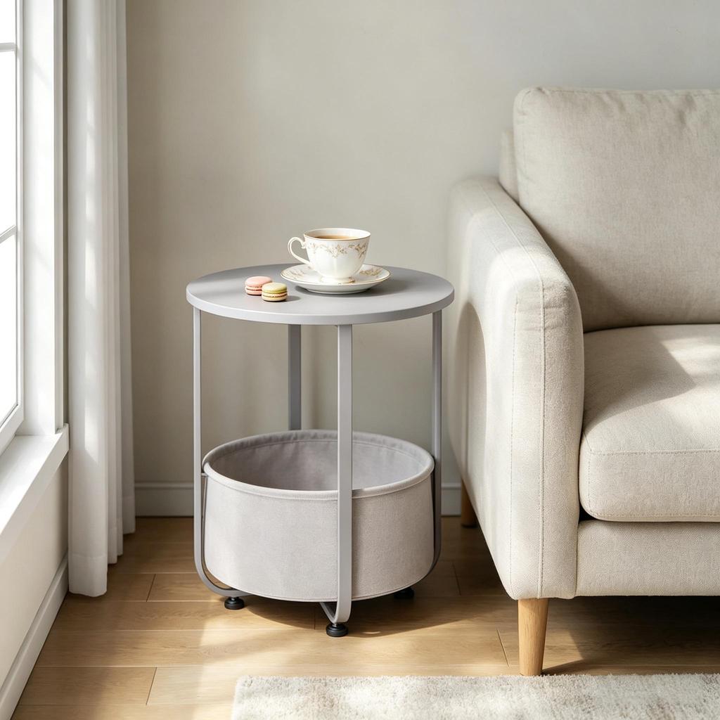 Round Coffee Table,Simple Design Side Table,Sofa Table,Side Table(only with side table)