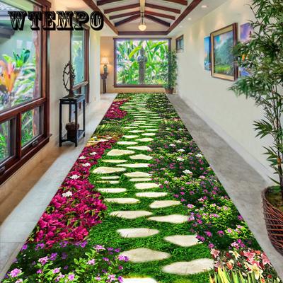 3D коридор бегун длинные ковры для прихожей украшения гостиной домашний проход коврики современный роскошный декор прихожей коврик