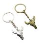 Hot Selling Jewelry, Simple Ox Head Keychain Pendant