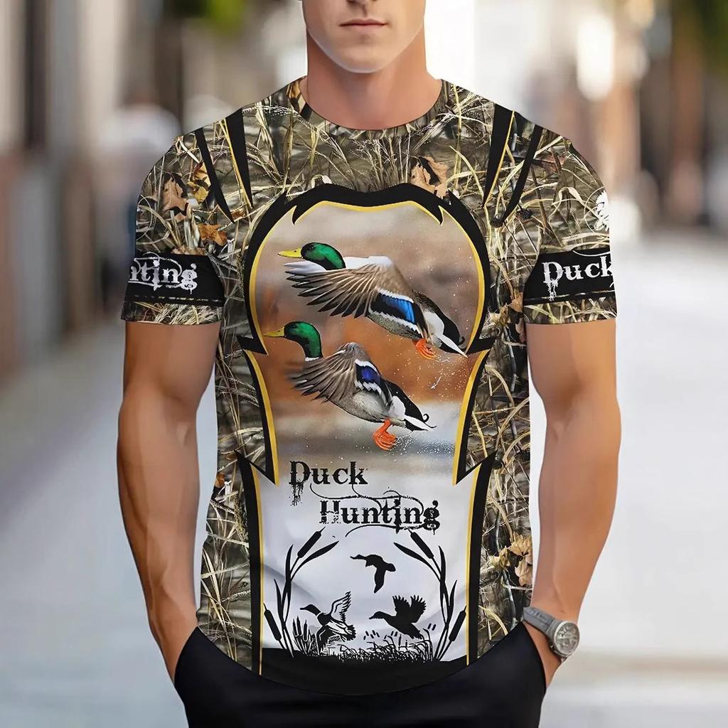 Летний круглый вырез с 3D забавными мультяшными узорами, модные повседневные футболки с короткими рукавами для мужчин