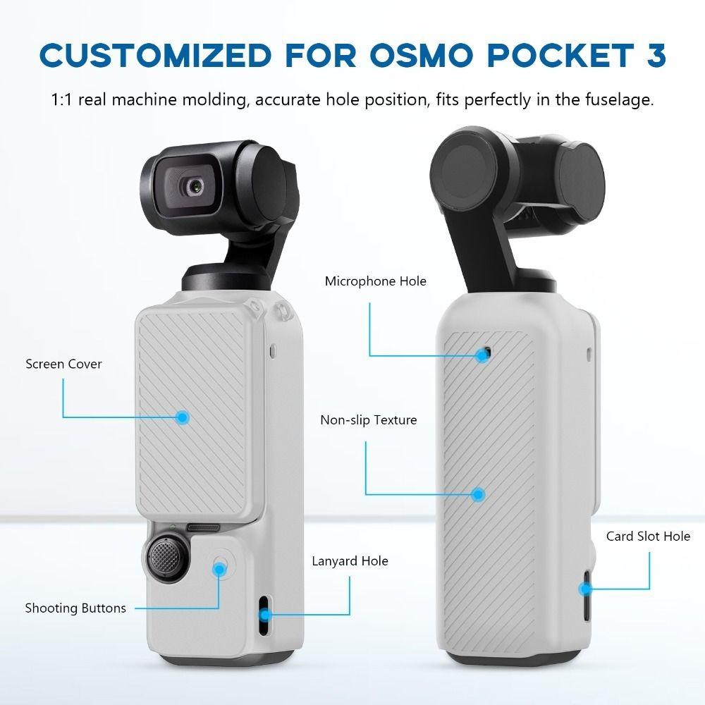 Silicone Protective Case Washable Camera Accessories Camera Cover for DJI Osmo Pocket 3