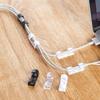 40Pcs Finisher Wire Clamps Self Adhesive Cable Organizer Cord Holder Wire Organizer Cable Clips for