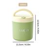 Ceramic Lunch Box Portable Insulated Food Storage Container With Lid Microwave Bento Box Sealed Leak Proof Food Jar