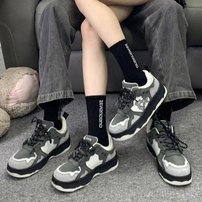 Доска для обуви женская 2024 весна и осень новая ниша интернет знаменитости пара спортивный дизайн чувство платформа студент универсальная повседневная женская обувь