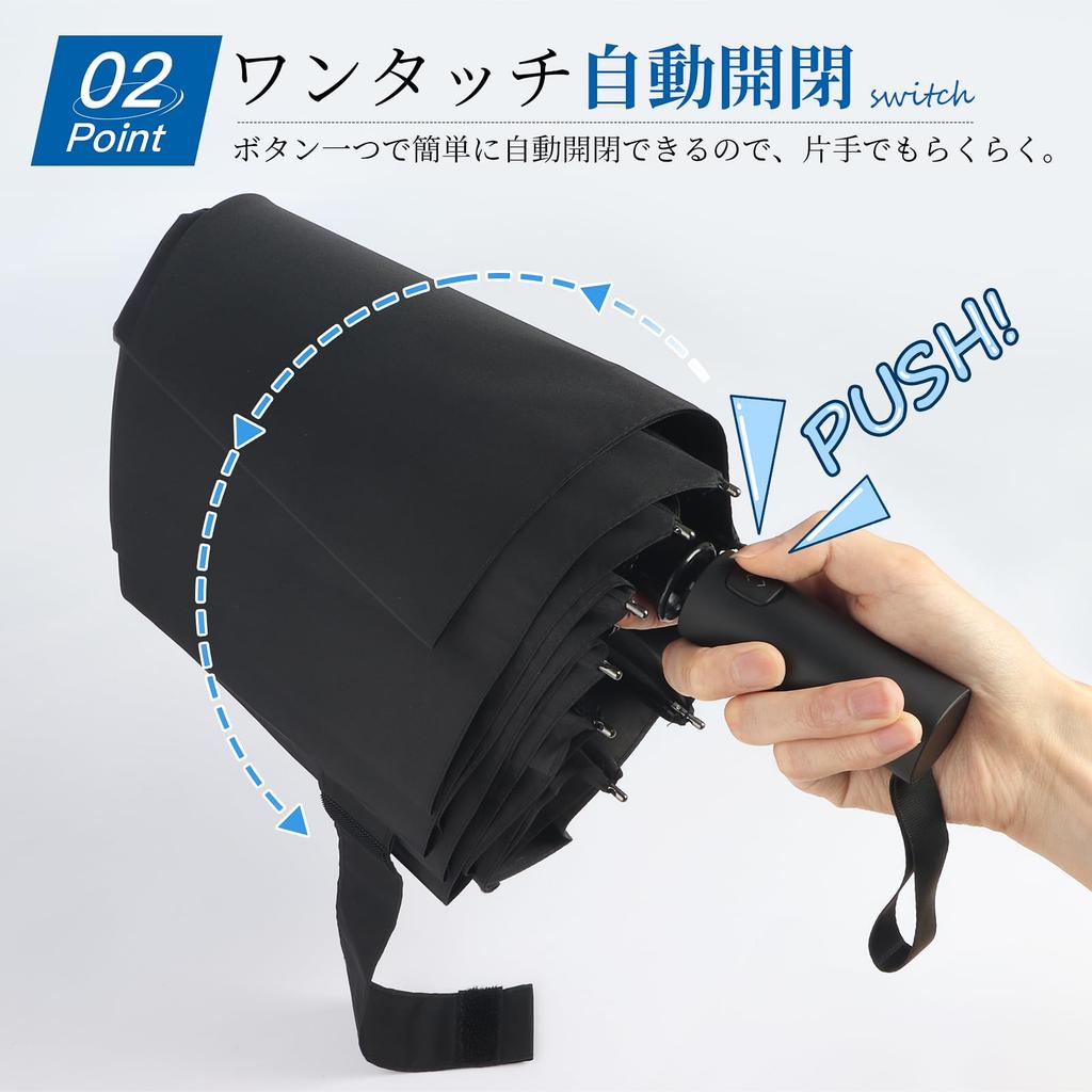 LittleSo Зонт с памятью, который складывается в один складной зонт с памятью, автоматический от дождя или 8 больших складных зонтов 104 см для и работы, супер прочный 59 см