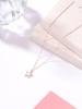 Kicky and Perky 925 Sterling Silver Rose Gold Plated Mother of Pearl Minimalist Star Pendant Necklace Jewelry For Womens