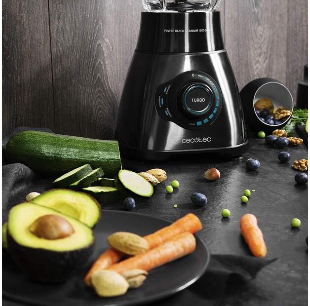 Stationary Blender Cecotec Power Black Titanium 1800 Smart (04101)
