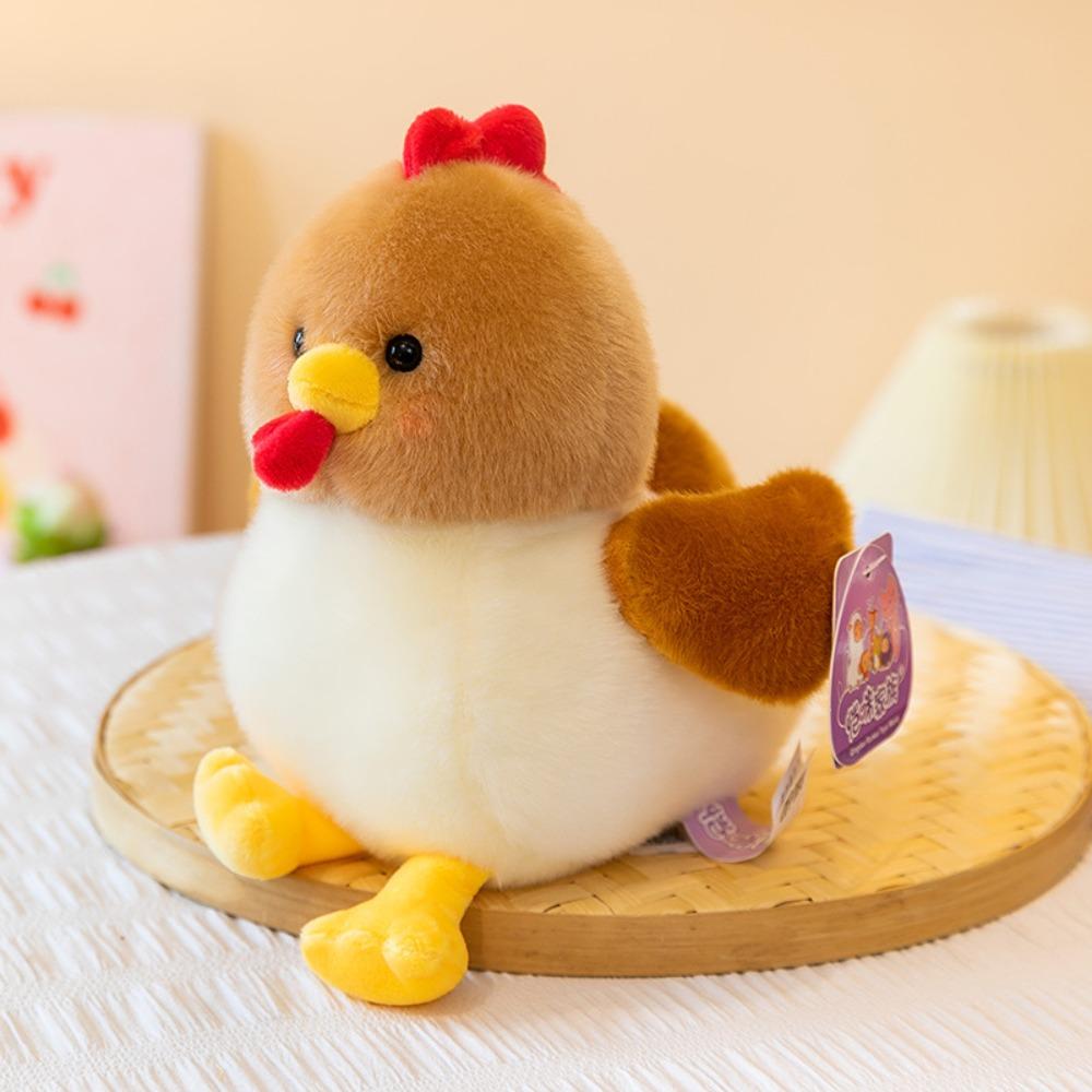 Realistic Looking Chicken Plush Doll Cute Rooster Hen Plush Toy Chicken Plush Toy Doll Toy