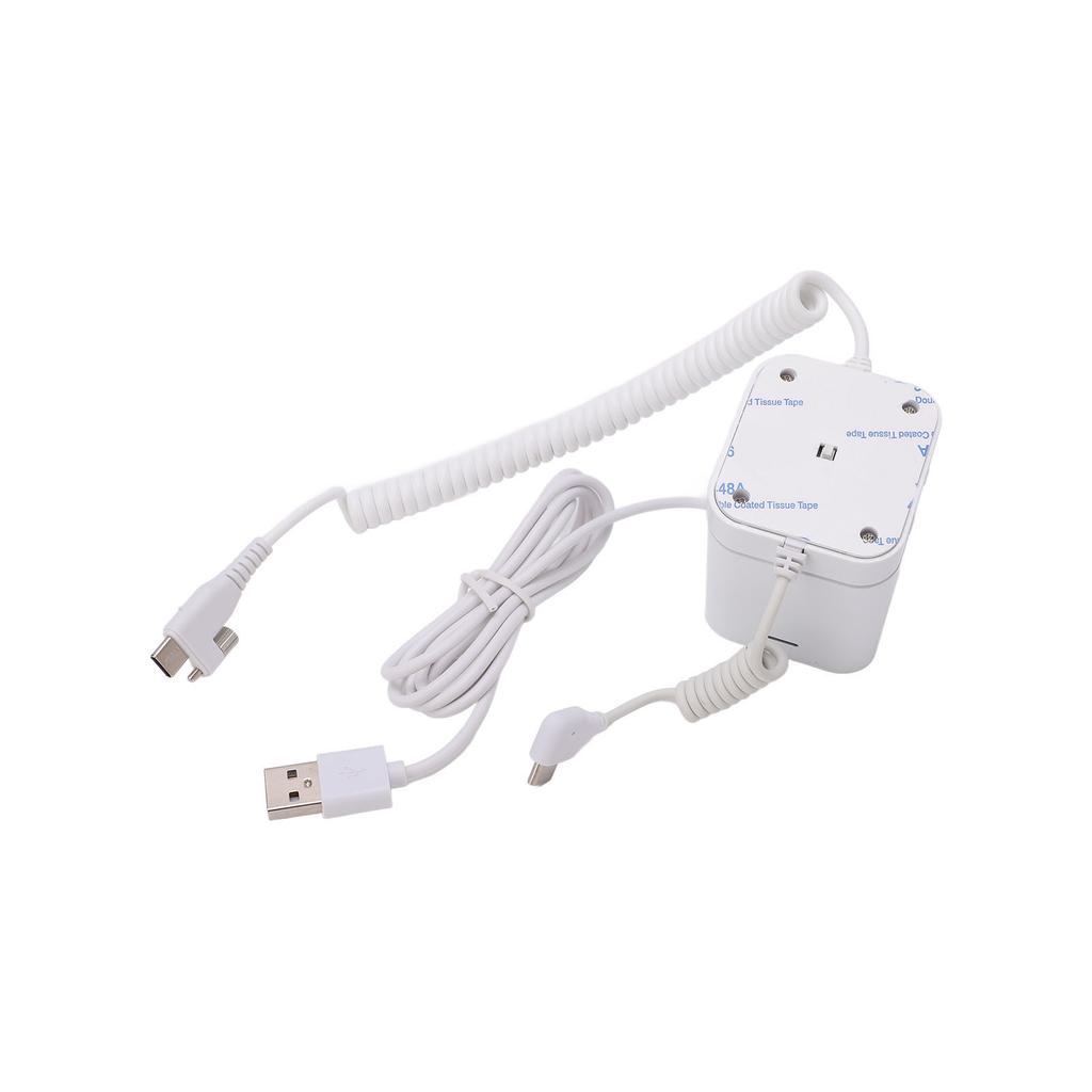 Anti Theft Display Stand 95‑120dB Security Alarm Fast Charging Claw Fixation Nonslip Silicone for Cell Phones Tablets