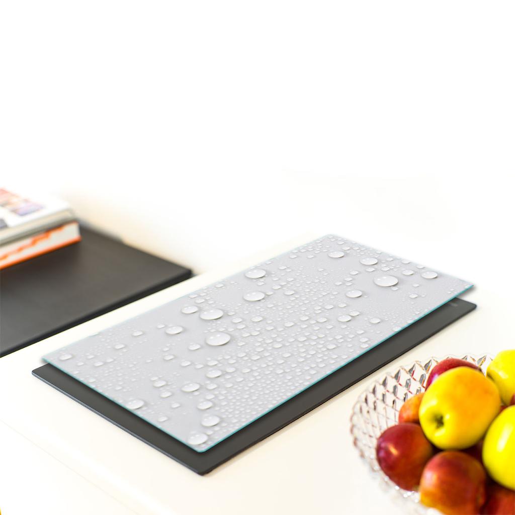 GLASS BOARD PANEL TABLETOP 30x52 WHITE