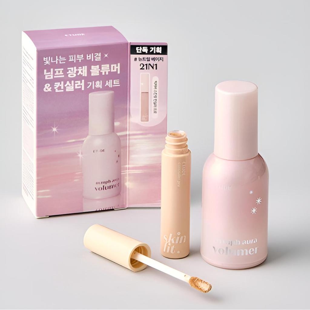 Etude Ymph Aura Volumer 24г + Big Cover Skin Fit Concealer Pro Нейтральный Специальный набор