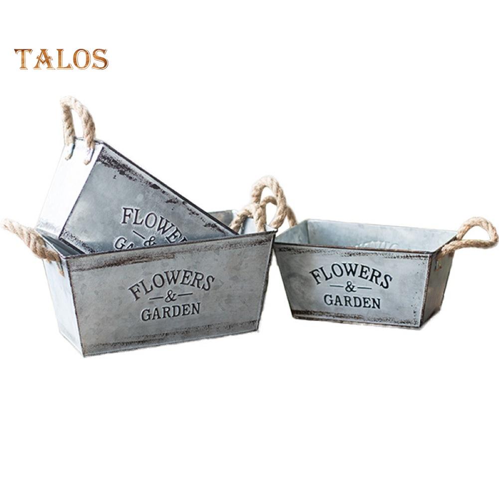 Железный вазон для цветов