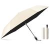 Tiered Storage JIS Folding Umbrella with UV Automatic Light Heat Ultra Large 100cm Suitable for Sun and Heatstroke Sun Skin Stylish for and Day or Day