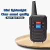 Mini Walkie Talkie Two Way Radio Compact Communication Device For Restaurant Hotel KTV Small Size Easy To Use
