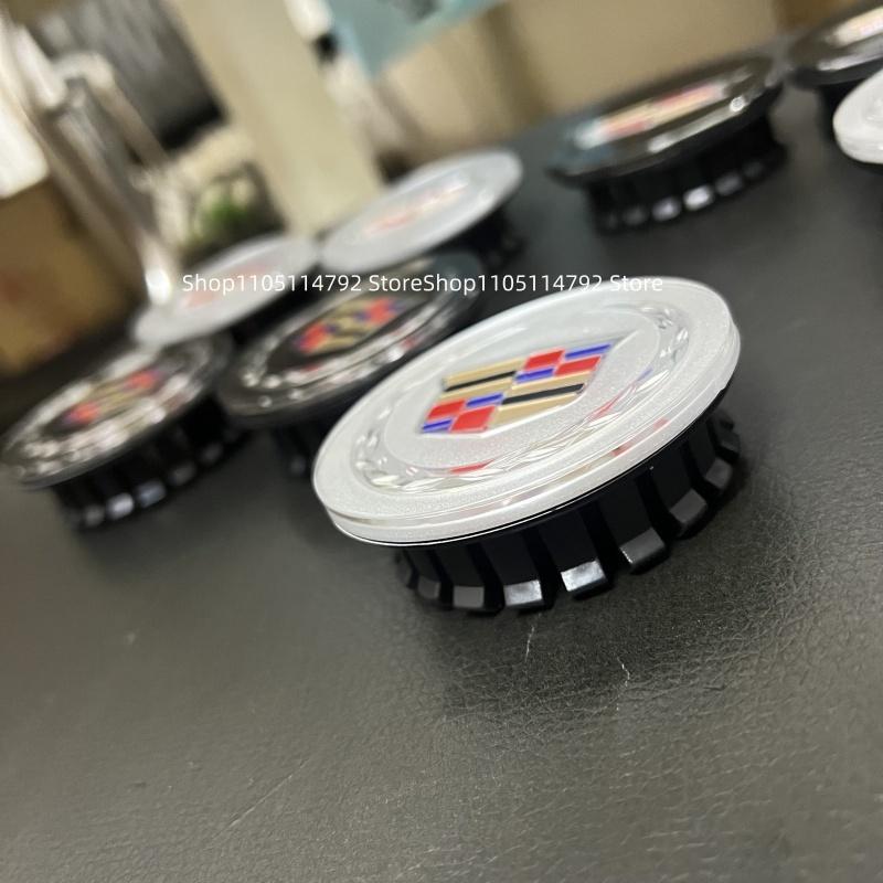 Acrylic ABS 67mm 4pcs Wheel Center Hub Cover Caps Accessories for Cadillac Escalade XT5 XT6 CT5 CT6 XTS CT4 Auto