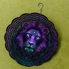 10-Inch Vibrant Animal & 2D Mandala Wind Chimes - Battery-Free, Perfect for Outdoor Decor & Holiday Gifts