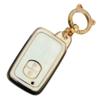 ZANEKO Aqua Key Case Fits Toyota Prius Crown Majesta 86 Land Cruiser Prado Key Cover (White)