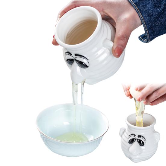 Разделитель яичного белка Забавный разделитель яичного желтка Керамический новинка кухонный гаджет