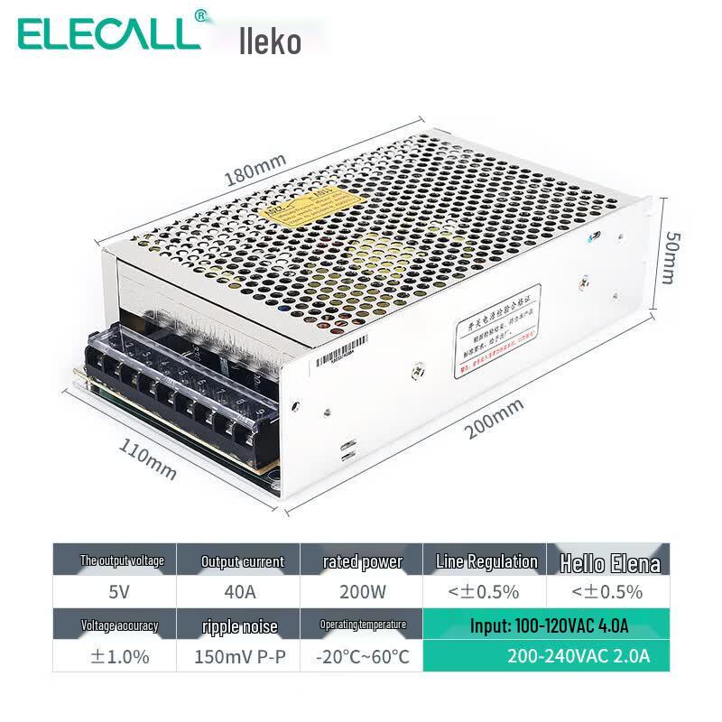 ELECALL 5V импульсный адаптер питания
