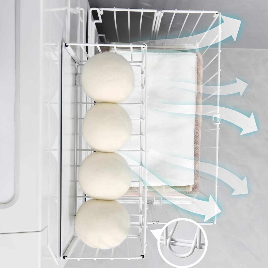 Magnetic Washer Dryer Organizer Foldable Organizer Washing Machine Lint Bin For Bathroom Kitchen Dorm Locker Apartment Home