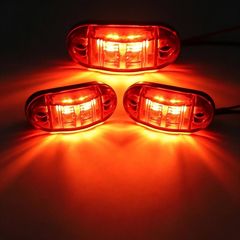 2/5/10PCS 12V 24V Universal Marine Boat Navigation Light Truck Warning Signal Side Marker Lights Clearance Lamp Car Accessories 3