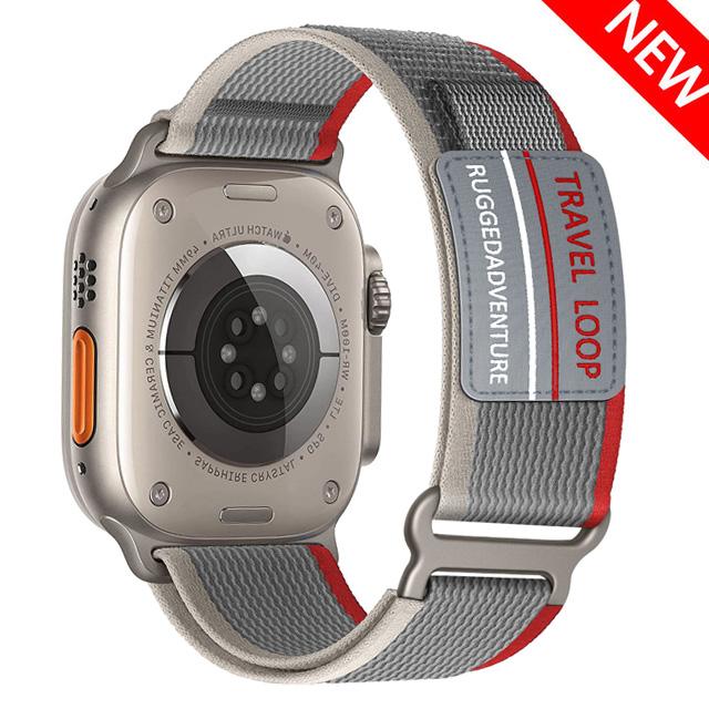 Ремешок Trail loop для Apple Watch Bands 49мм 44мм 40мм 41мм 45мм 42мм 46мм correa bracelet iWatch series 7 se 8 9 10 11 Ultra2 3
