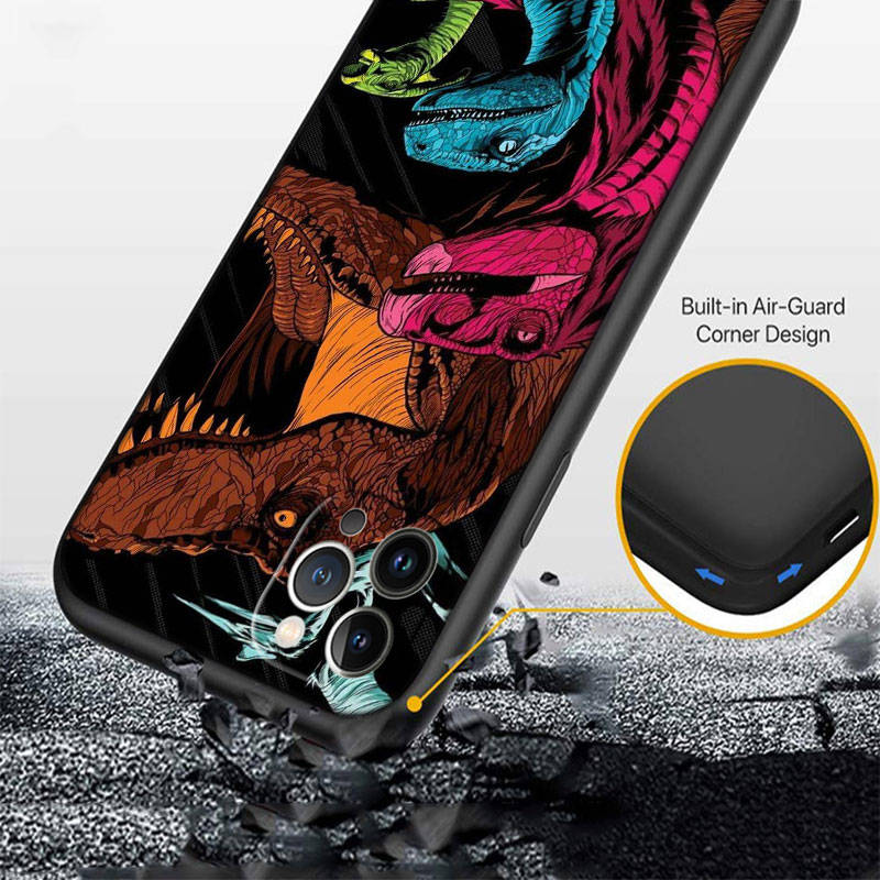 II3 Dinosaur Phone Case for iPhone 6 6s 7 8 11 12 13 14 15 XS Pro Max XR X SE Samsung S20 S21 S22 S23 S24 FE Ultra Plus Lite S21S A55