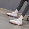 Spring New Leather Flat Bottom Breathable Sports and Leisure Board Shoes Soft Tide Flat Bottom Comfortable Fashion and Leisure