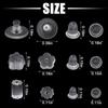 DIY Jewelry Clear Earring Backs Rubber Earring Stopper Backs Silicone Earring Backs for Studs