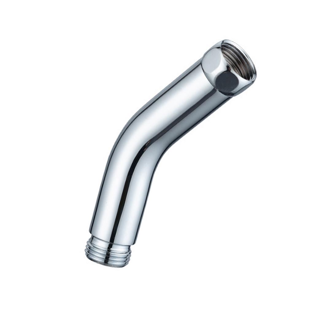 45 Degree Shower Arm Pipe Connectors for Handheld Shower Head Stainless Steel Elbow Adapter with Polished Chromes