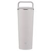 Zojirushi Mahobin Carry Tumbler Water Bottle 400ml Handle Type Dishwasher Safe Seamless Only 2 Care Points Sheer Gray SX-JS40-HM