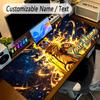 Large Mouse PadNaruto Custom Name Text Personalized Desk Mat Non Slip Gaming Pad